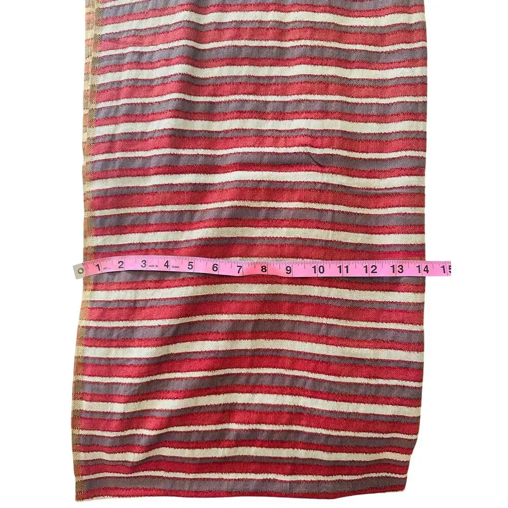 Authentic India Striped Wrap Sequins